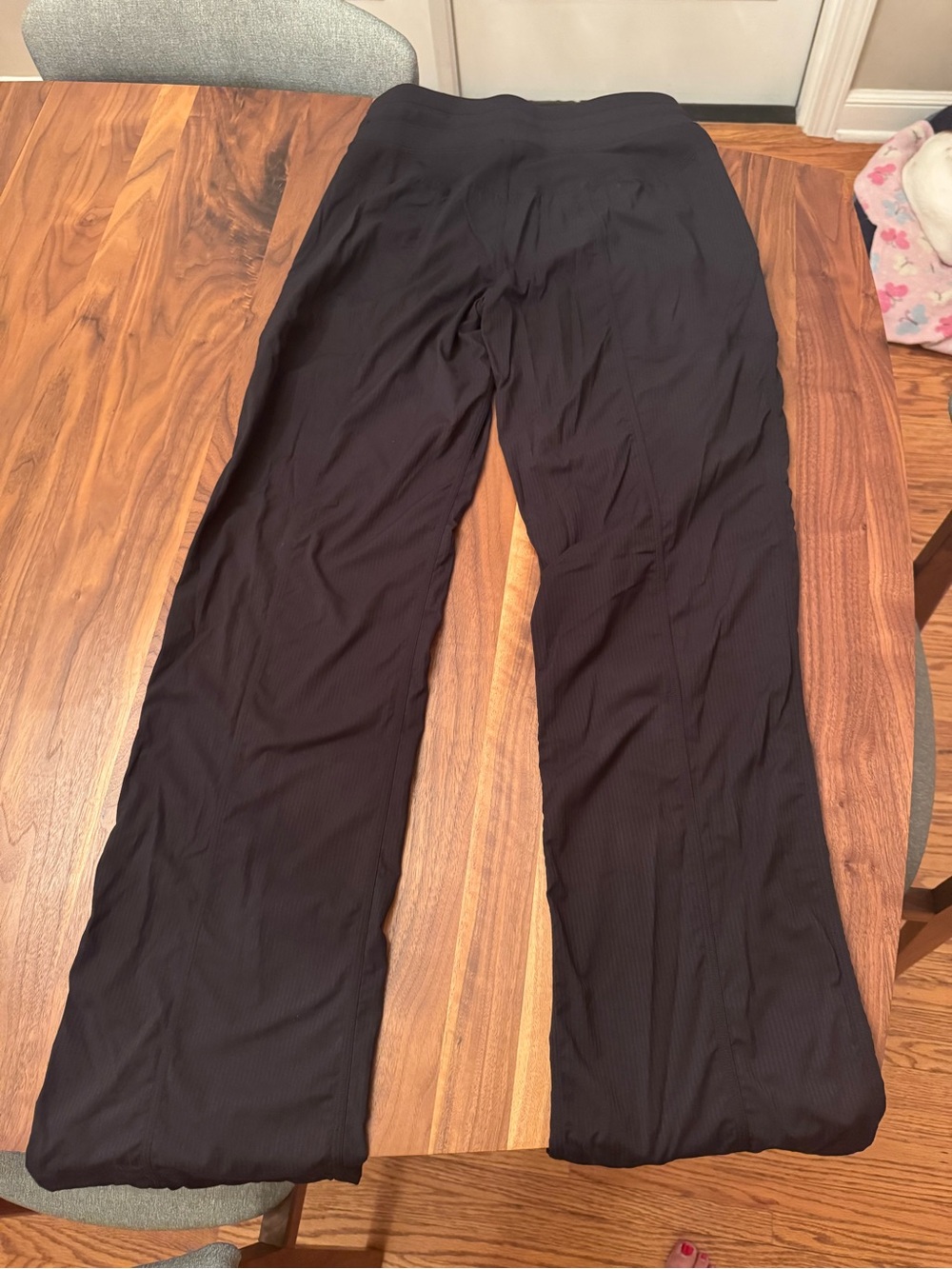 lululemon athletica Black Wide-Leg Track Pants - Picture 2 of 6